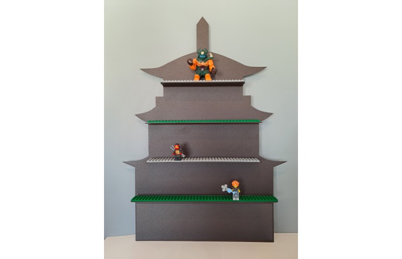 Étagère pour figurine ninja