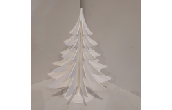 Sapin décoratif blanc