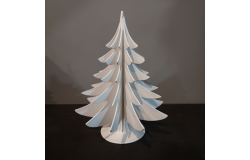 Sapin décoratif blanc