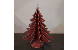 Sapin décoratif rouge