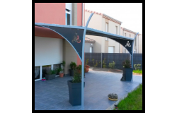 Pergola à thème en fer