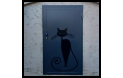 Porte métallique traditionnelle "CHAT"