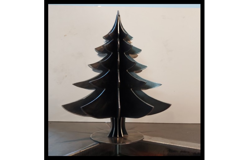 Sapin décoratif brut